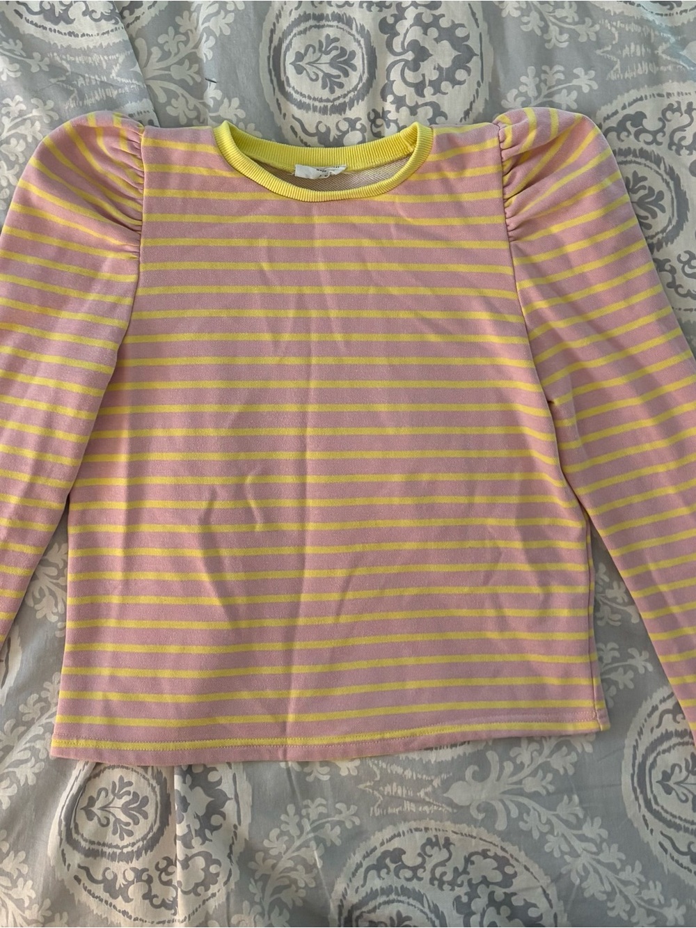 Summer puff sleeve sweatshirt